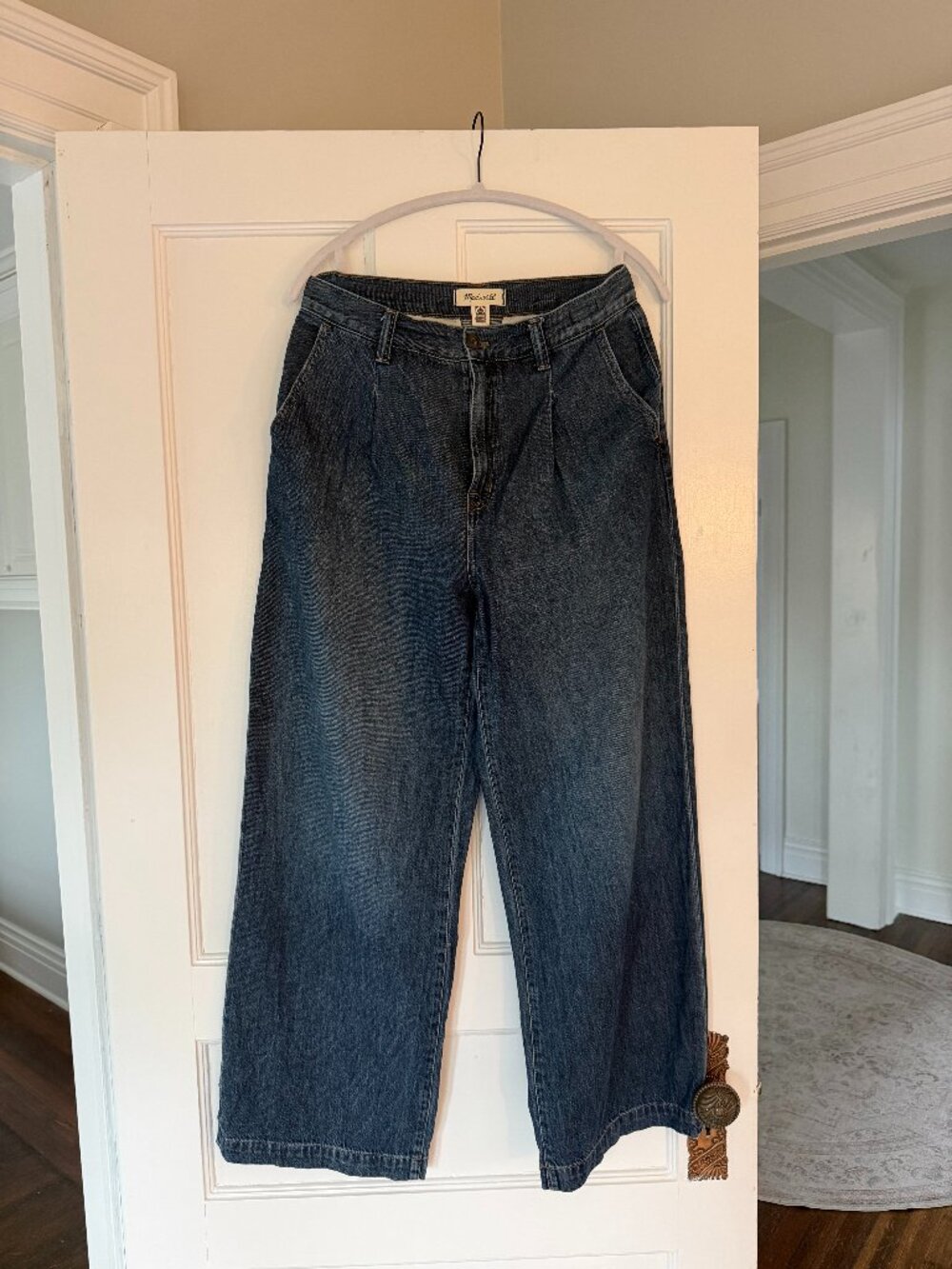 Madewell The Harlow Superwide-Leg Jean in McNair Wash: Airy Denim Edition